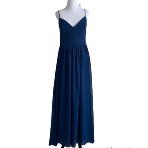 Bisou bisou by Michele bohbot blue gown‎ women’s size 6